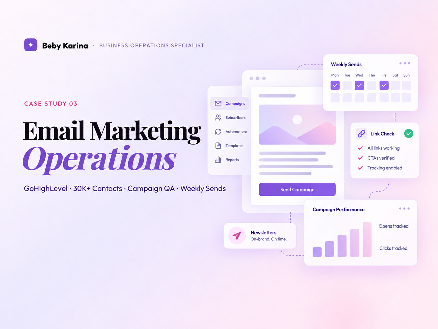Email Marketing Operations case study cover